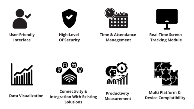 features of employee monitoring software