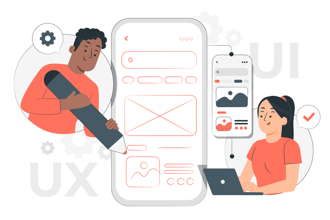 UI/UX designing