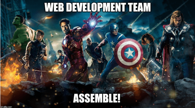 How is a web application developed?